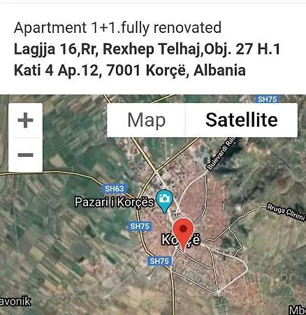 Apartment 1+1.fully Renovated Korce