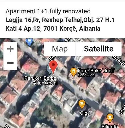 Apartment 1+1.fully Renovated Korce